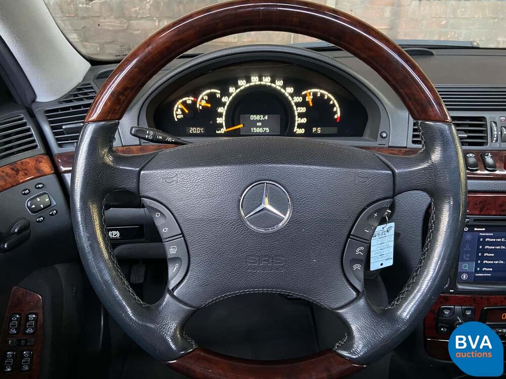 Mercedes-Benz S500 306pk S-Klasse 2000 Youngtimer, GJ-593-J