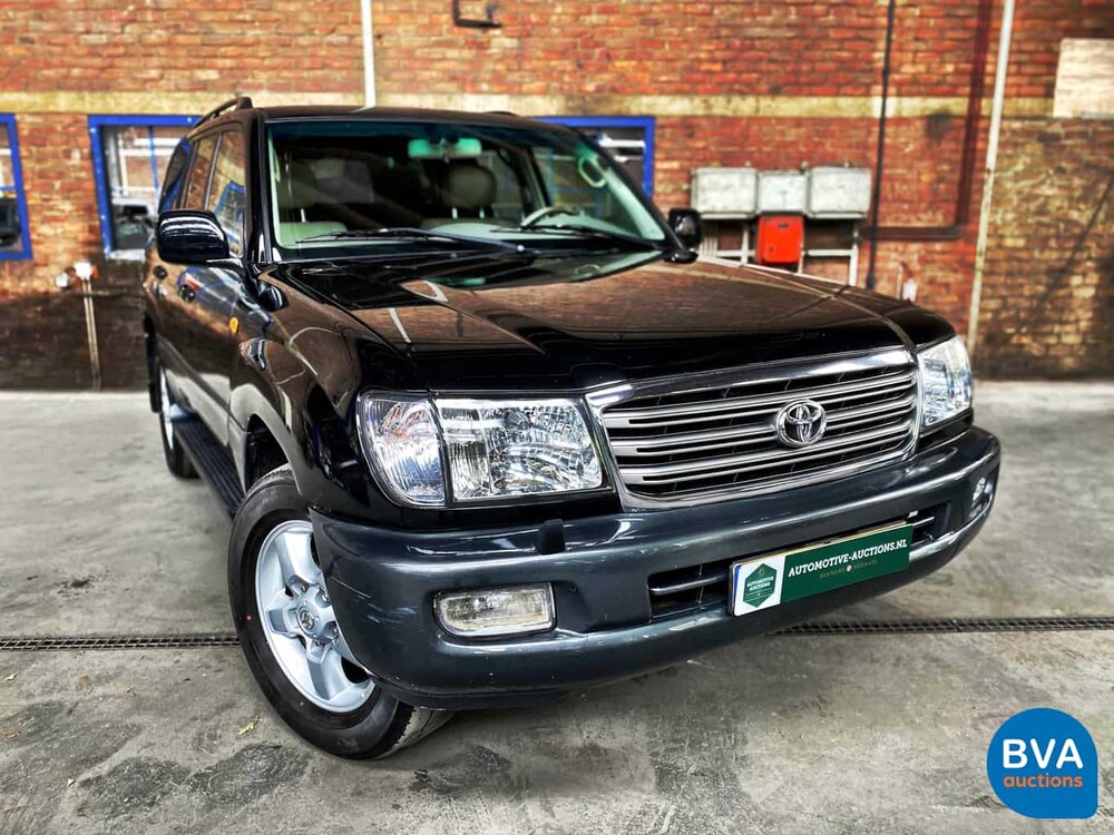 Toyota Land Cruiser 100 4.2 D 204pk Grijs Kenteken 2005, V-321-FN