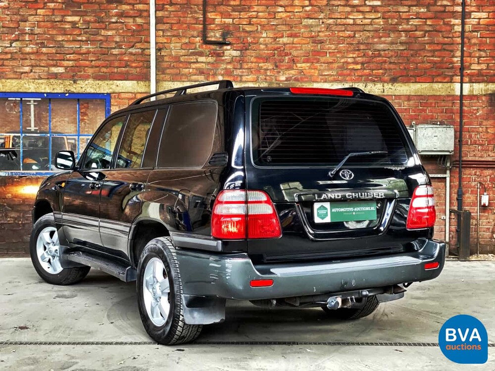 Toyota Land Cruiser 100 4.2 D 204pk Grijs Kenteken 2005, V-321-FN