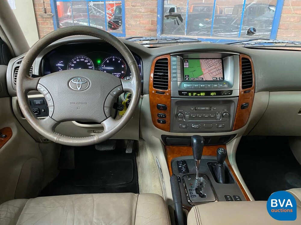 Toyota Land Cruiser 100 4.2 D 204pk Grijs Kenteken 2005, V-321-FN