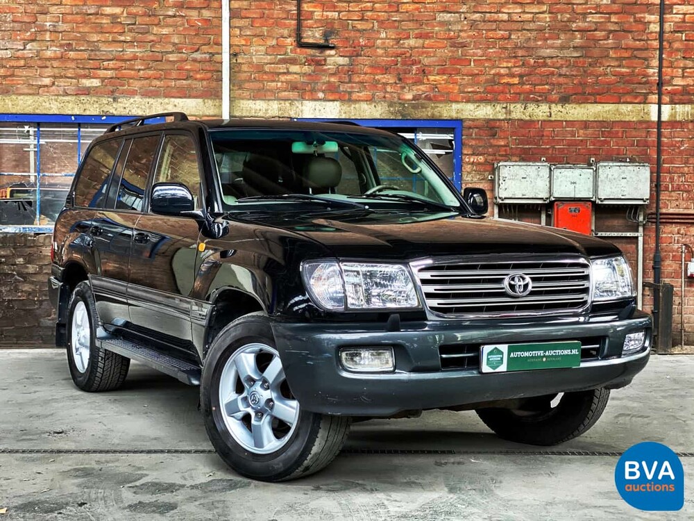 Toyota Land Cruiser 100 4.2 D 204pk Grijs Kenteken 2005, V-321-FN