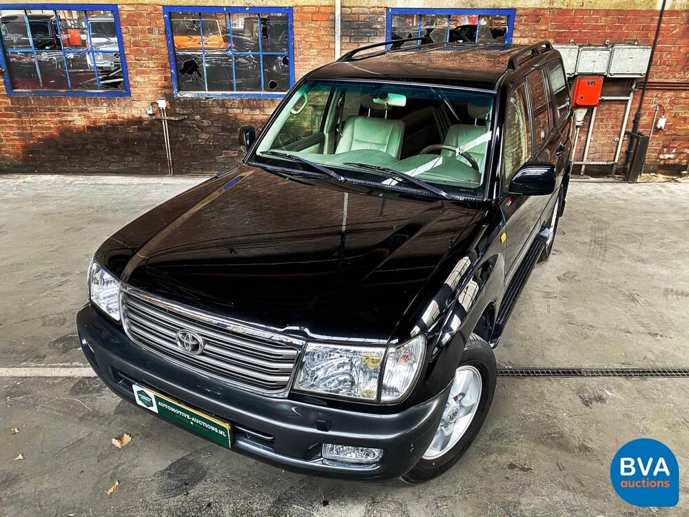 Toyota Land Cruiser 100 4.2 D 204pk Grijs Kenteken 2005, V-321-FN