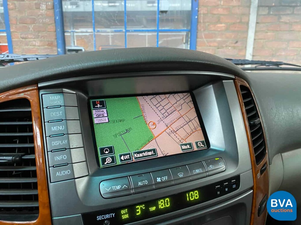 Toyota Land Cruiser 100 4.2 D 204pk Grijs Kenteken 2005, V-321-FN