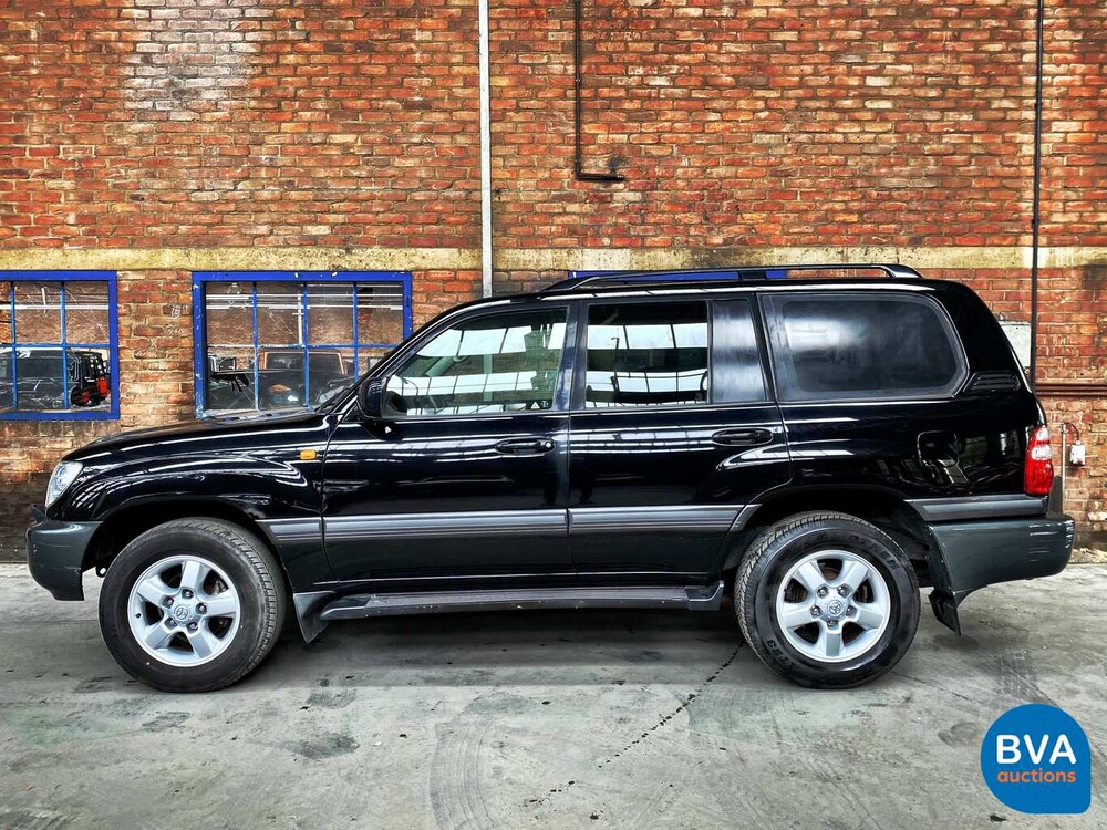 Toyota Land Cruiser 100 4.2 D 204pk Grijs Kenteken 2005, V-321-FN