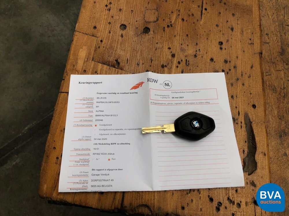 BMW Alpina B10 3.3 Sedan Facelift E39 Origineel NL 2003, NL-kenteken