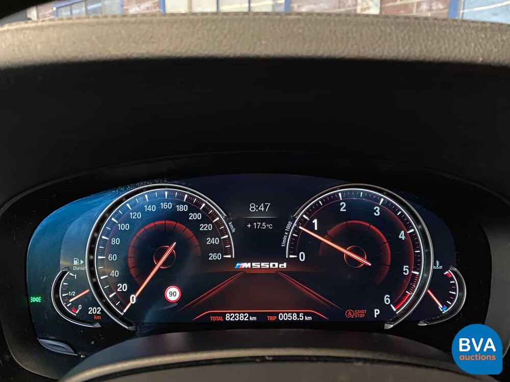BMW M550d xDrive 400pk 2017 M550 5-serie M-Sport Sedan NW-MODEL