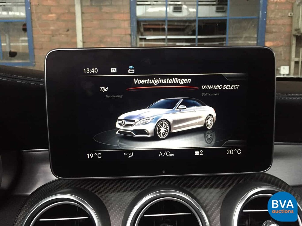 Mercedes-Benz C63s AMG cabriolet C-klasse 510pk V8 Bi-Turbo C63 S Stage 2, H-413-GF