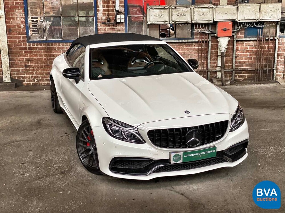 Mercedes-Benz C63s AMG cabriolet C-klasse 510pk V8 Bi-Turbo C63 S Stage 2, H-413-GF