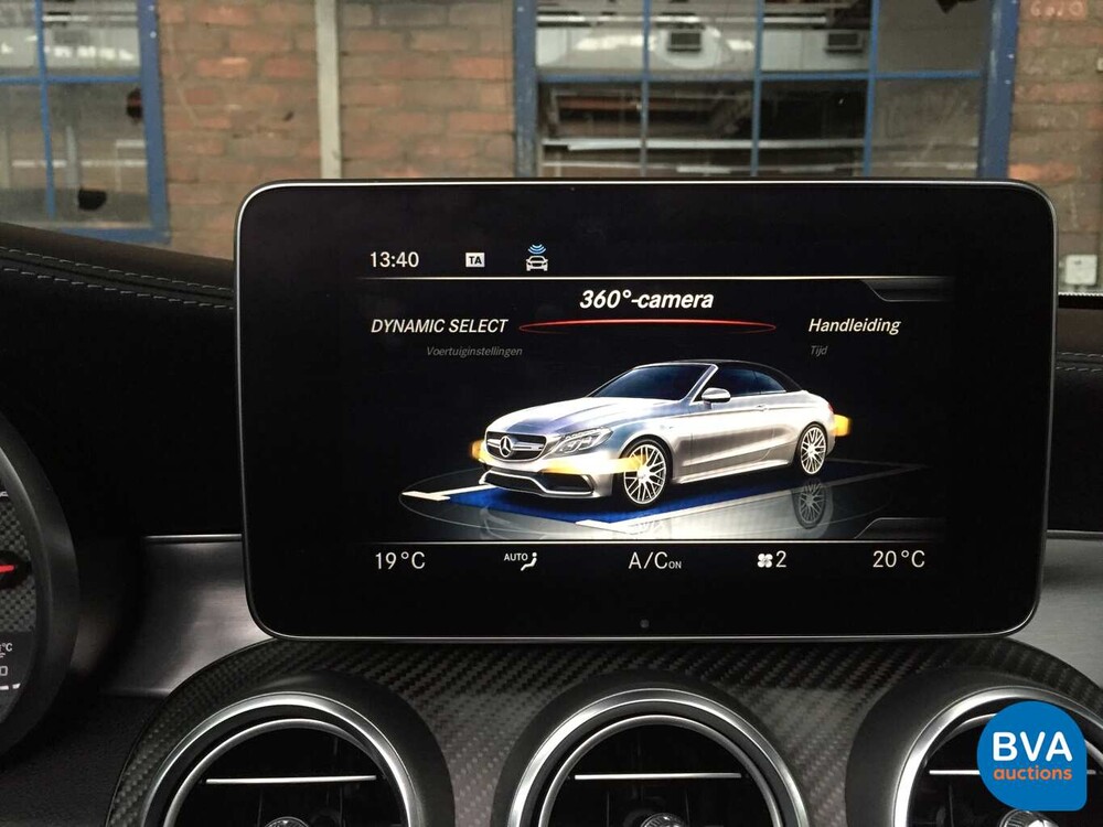 Mercedes-Benz C63s AMG cabriolet C-klasse 510pk V8 Bi-Turbo C63 S Stage 2, H-413-GF