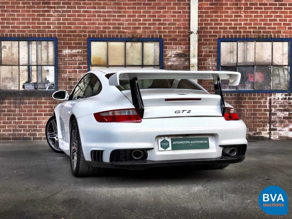 Porsche 911 GT2 Gemballa 530pk 2009, J-714-BG