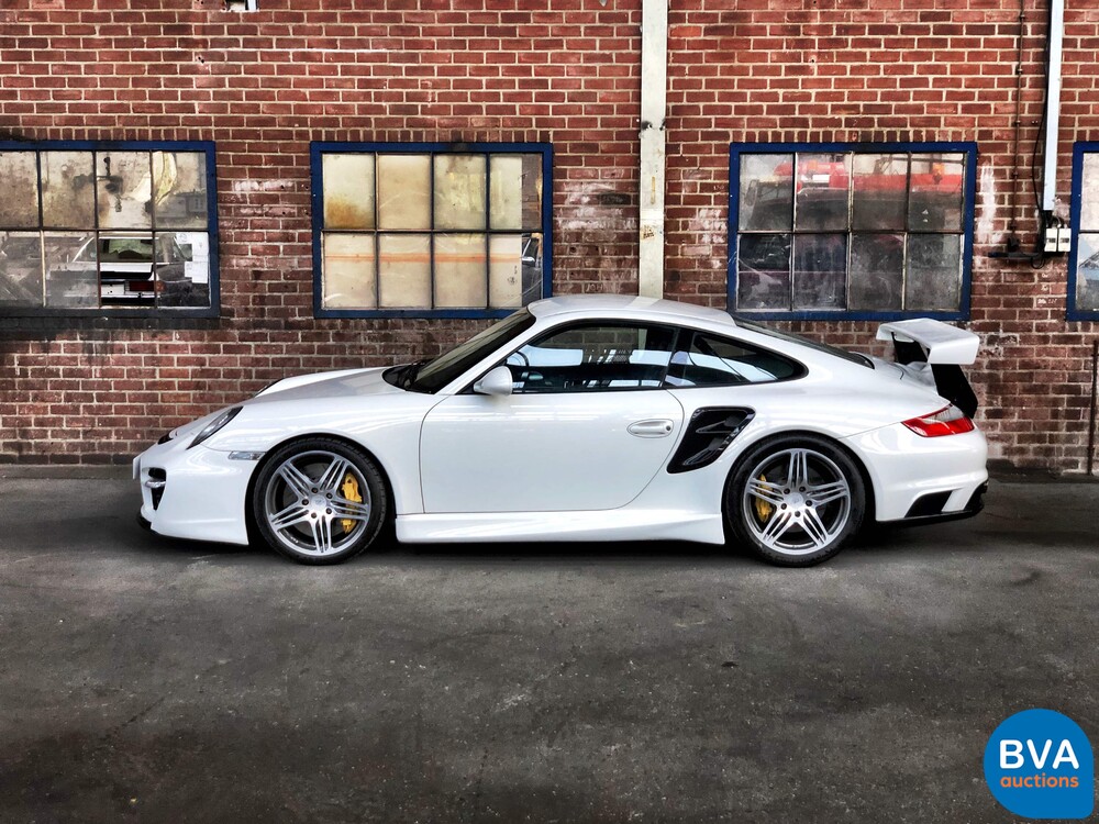 Porsche 911 GT2 Gemballa 530pk 2009, J-714-BG
