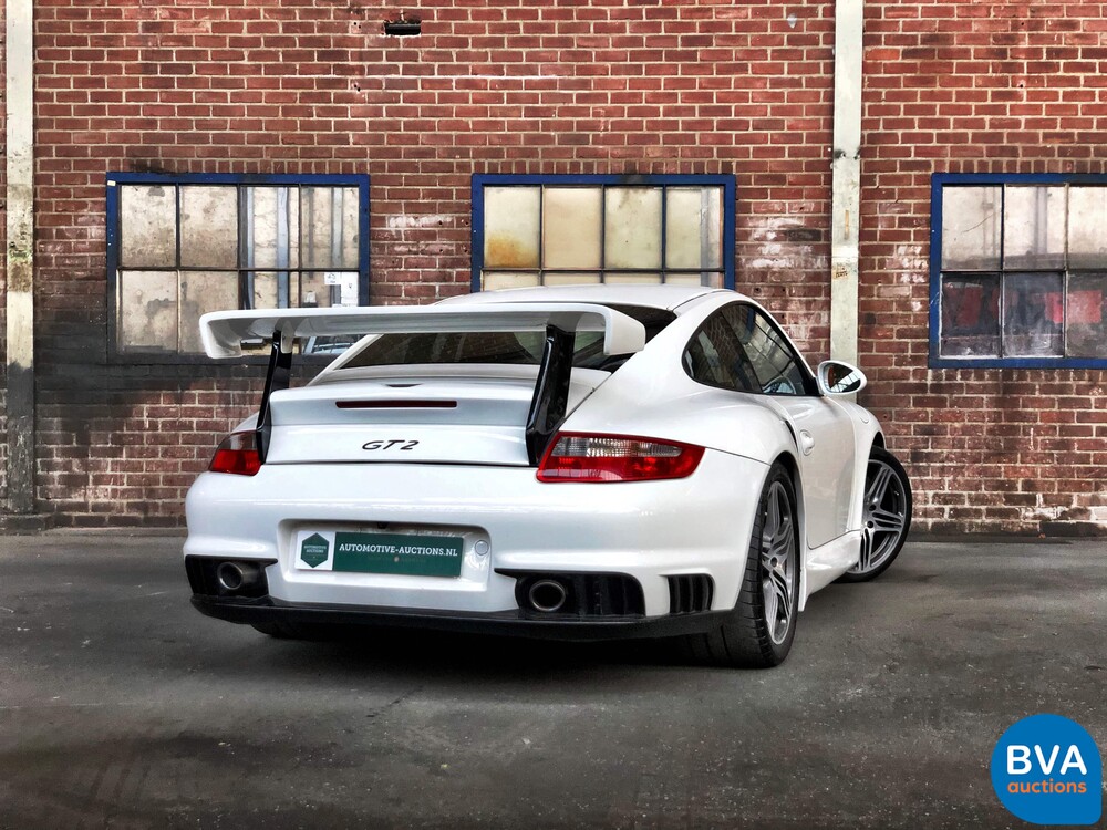 Porsche 911 GT2 Gemballa 530pk 2009, J-714-BG