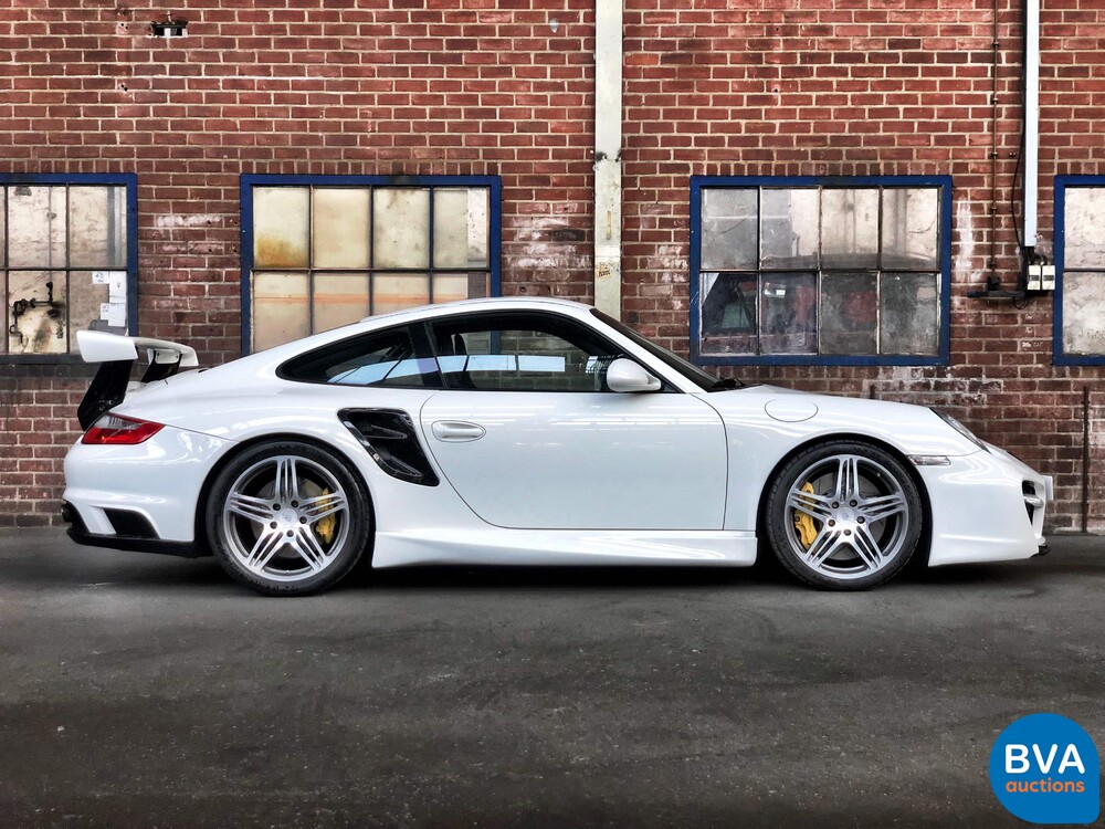 Porsche 911 GT2 Gemballa 530pk 2009, J-714-BG