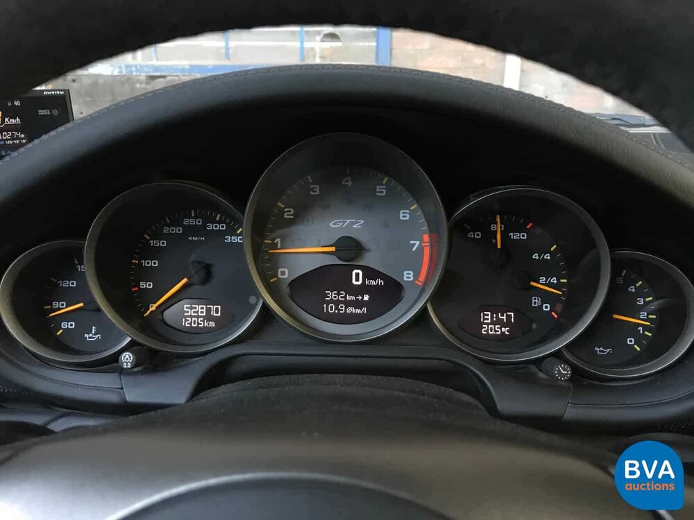 Porsche 911 GT2 Gemballa 530pk 2009, J-714-BG