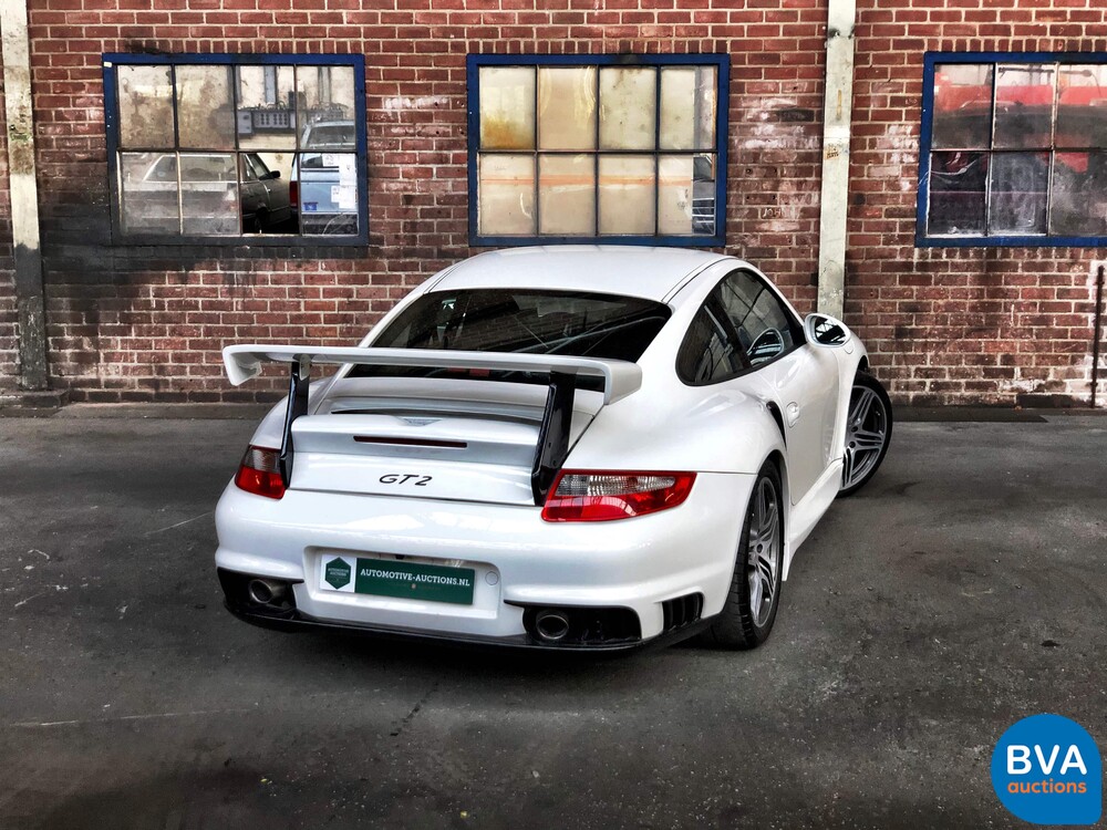 Porsche 911 GT2 Gemballa 530pk 2009, J-714-BG