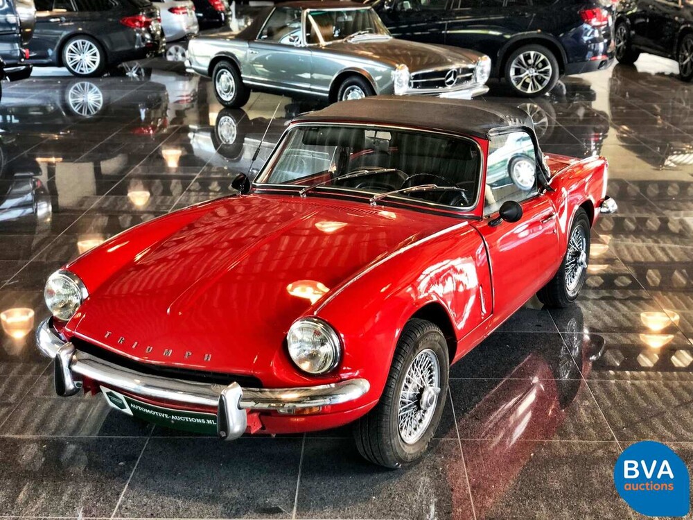 Triumph Spitfire Cabrio 1.3 MKIII 1969, 74-95-JE.