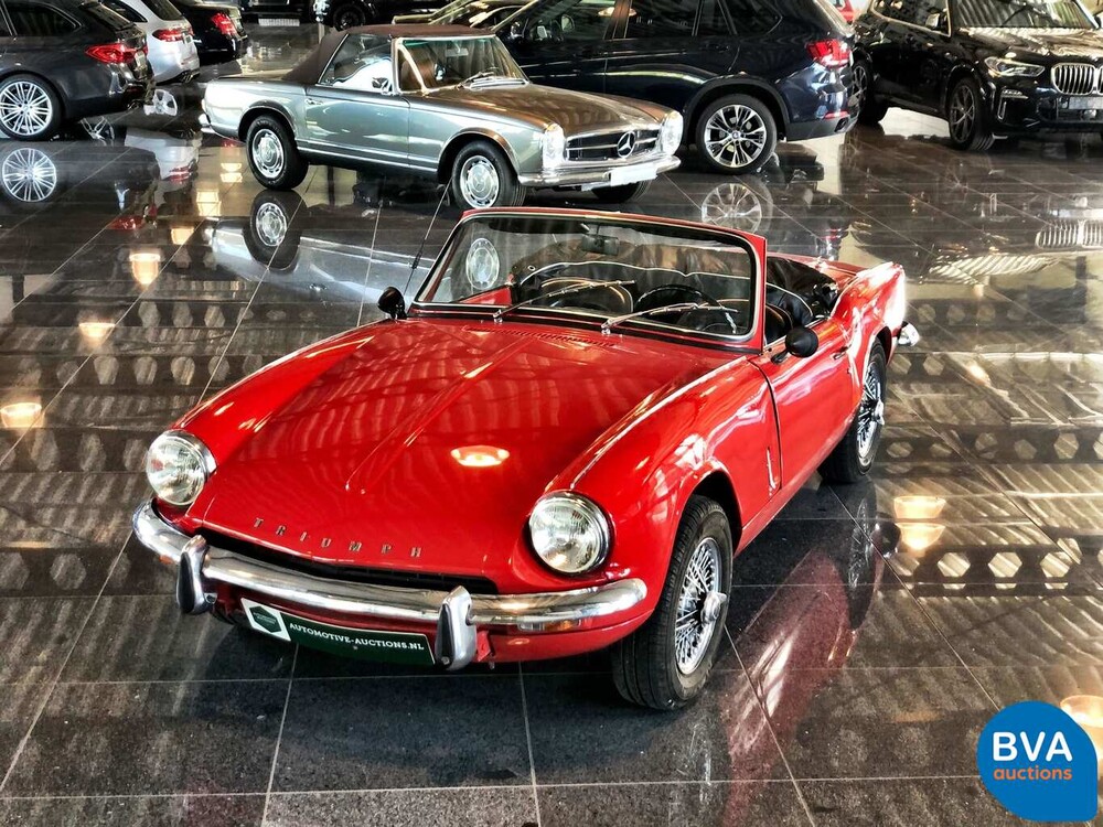 Triumph Spitfire Cabrio 1.3 MKIII 1969, 74-95-JE.