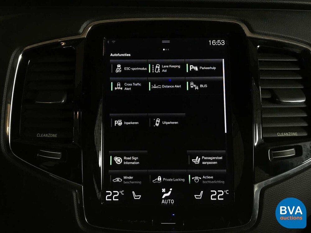 Volvo XC90 Twin Engine AWD Beschriftung 408 PS 7-Personen 2016 Original NL, JL-439-G.