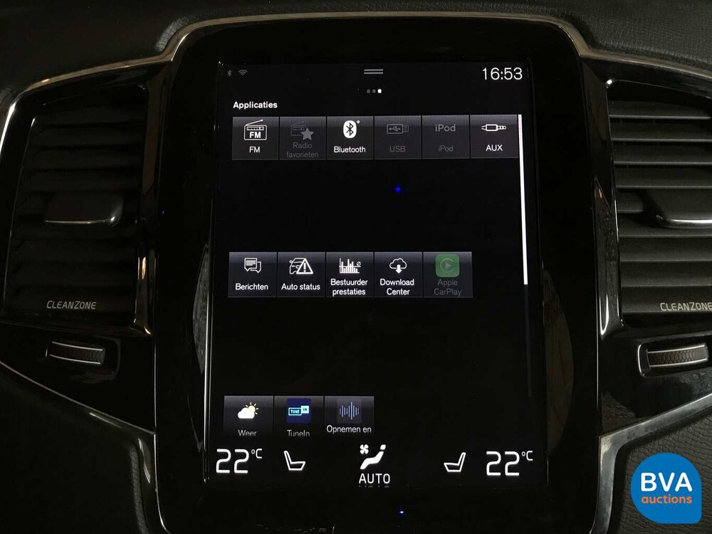 Volvo XC90 Twin Engine AWD Beschriftung 408 PS 7-Personen 2016 Original NL, JL-439-G.