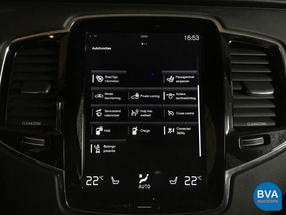 Volvo XC90 Twin Engine AWD Beschriftung 408 PS 7-Personen 2016 Original NL, JL-439-G.