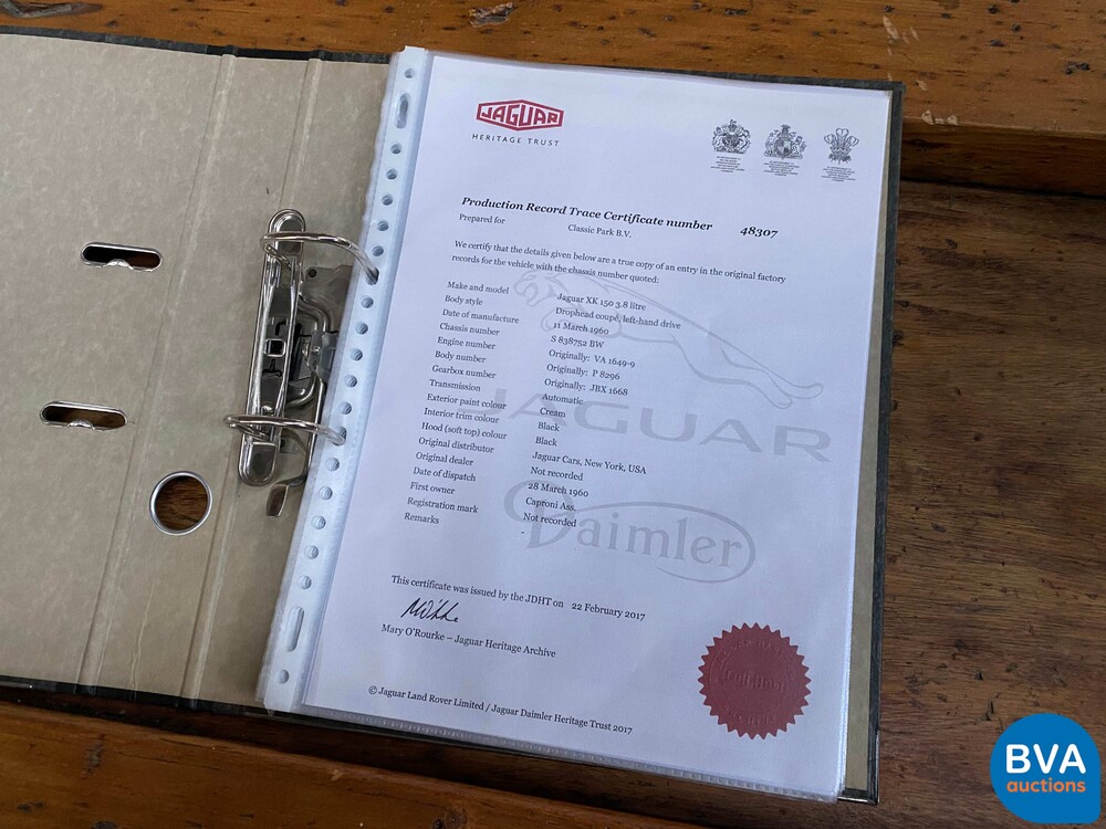 Jaguar XK 150 Cabrio 3.8 DHC 223 PS 1960, AR-45-13.