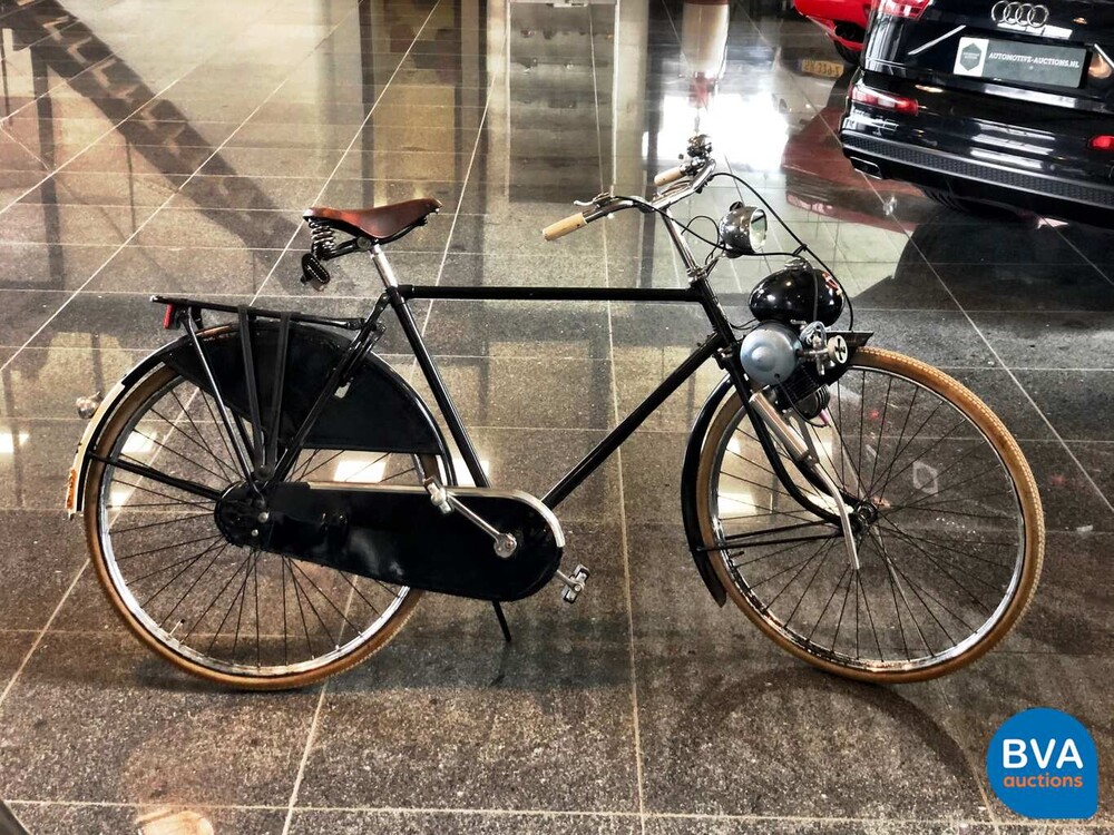 Berini Eitje Union Motorisiertes Fahrrad 1948.