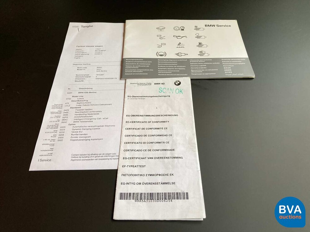 BMW 520i Luxury Sedan 184pk 12.000km! 5-Serie 2013