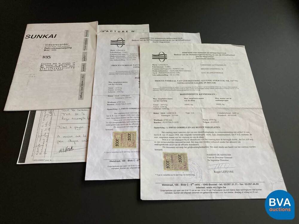 Lincoln Town Car Limousine 4.6 V8 1996