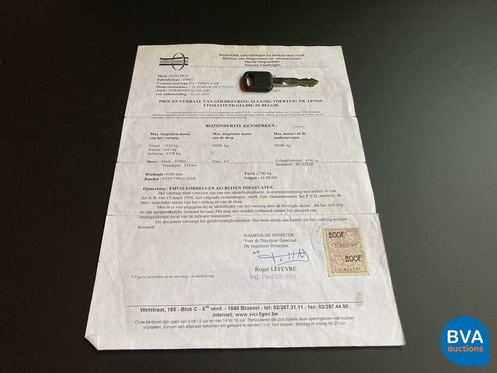 Lincoln Town Car Limousine 4.6 V8 1998