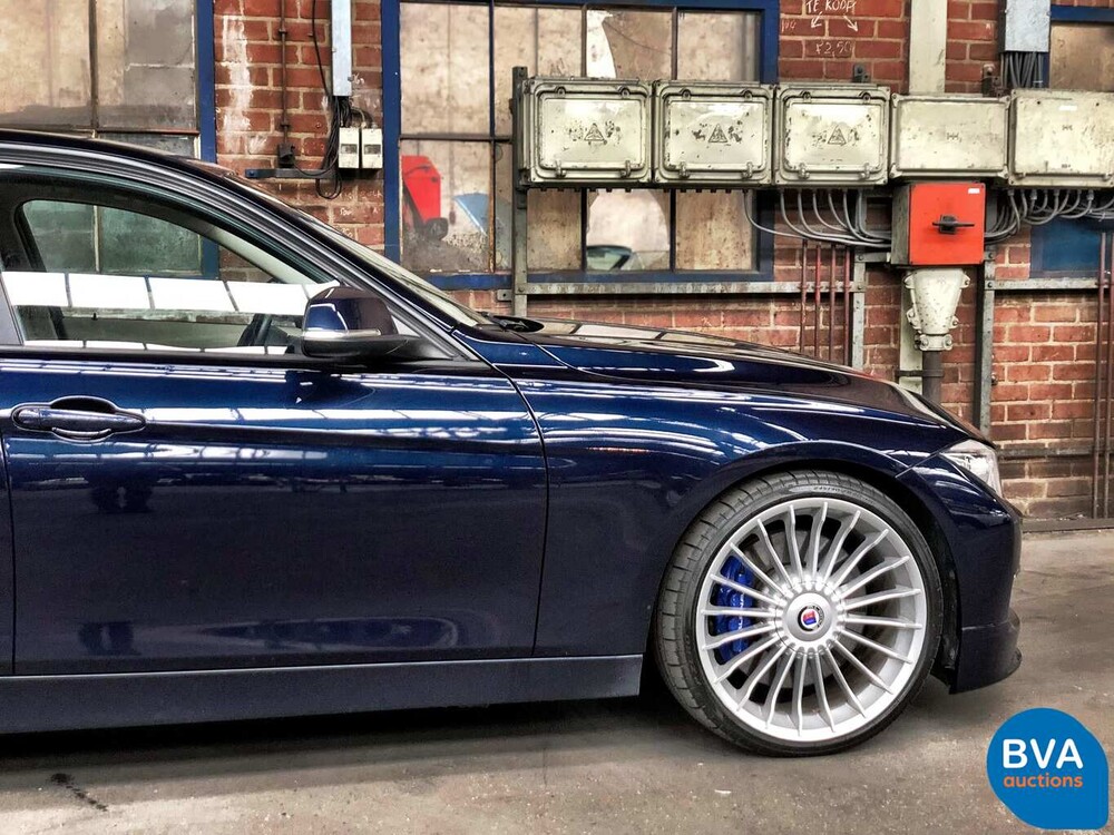 BMW Alpina B3 Bi-Turbo Limousine F30 xDrive Akrapovic 409 PS 2013, niederländisches Kennzeichen.