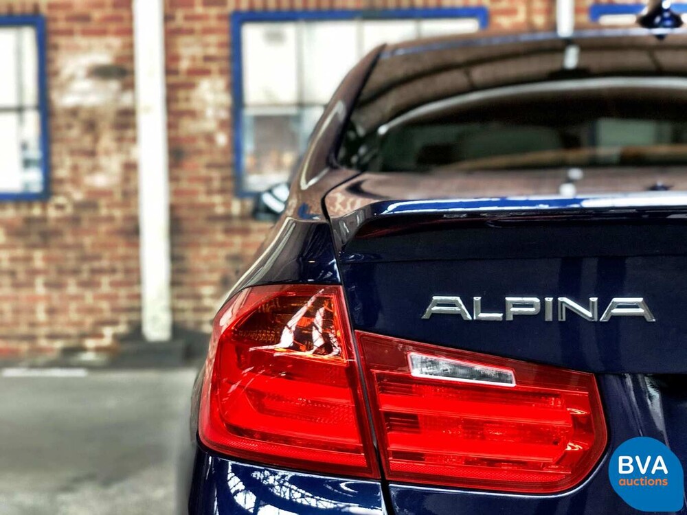 BMW Alpina B3 Bi-Turbo Limousine F30 xDrive Akrapovic 409 PS 2013, niederländisches Kennzeichen.