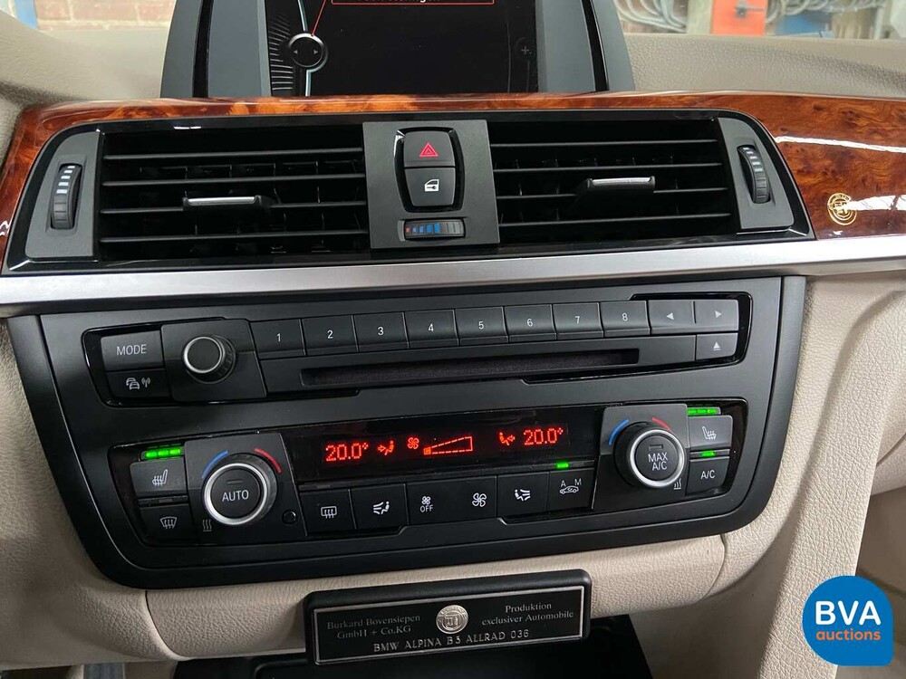 BMW Alpina B3 Bi-Turbo Limousine F30 xDrive Akrapovic 409 PS 2013, niederländisches Kennzeichen.