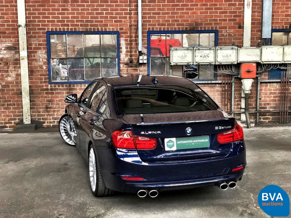 BMW Alpina B3 Bi-Turbo Limousine F30 xDrive Akrapovic 409 PS 2013, niederländisches Kennzeichen.