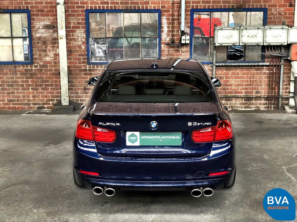 BMW Alpina B3 Bi-Turbo Limousine F30 xDrive Akrapovic 409 PS 2013, niederländisches Kennzeichen.