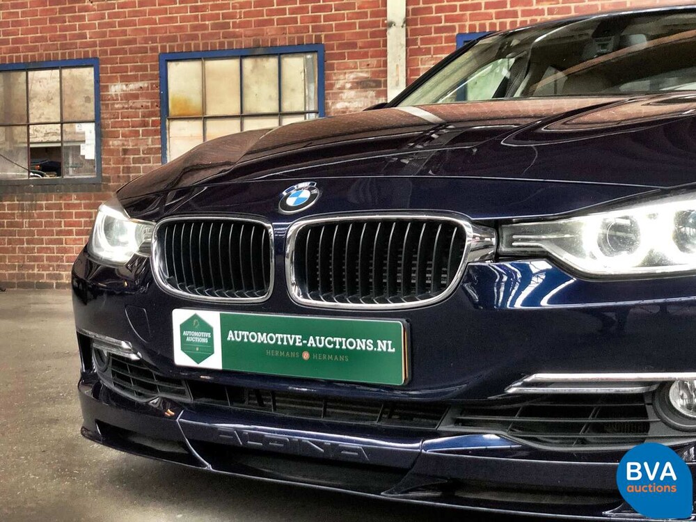 BMW Alpina B3 Bi-Turbo Limousine F30 xDrive Akrapovic 409 PS 2013, niederländisches Kennzeichen.