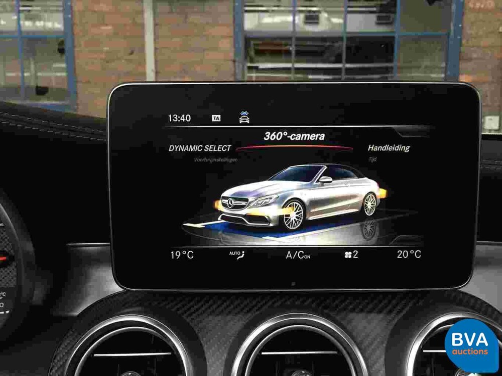 Mercedes-Benz C63 AMG Cabriolet C-Klasse 510 PS V8 Bi-Turbo C63 S Stufe 2, H-413-GF.