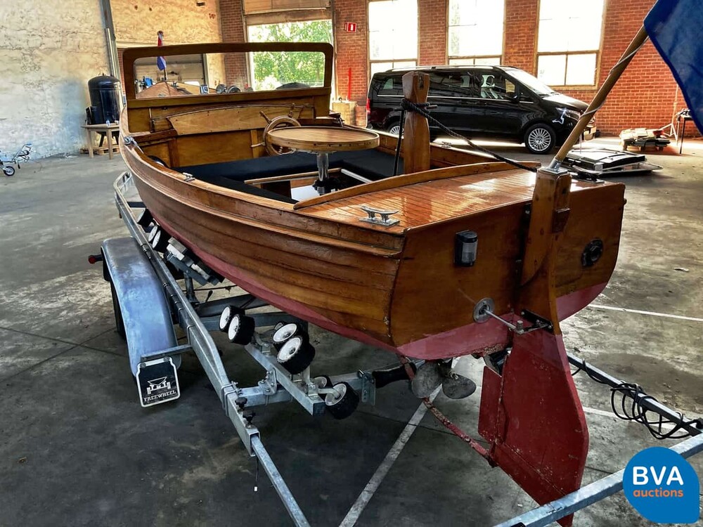 Notar Boot / Autoboot Teakwood Vetus 1920.