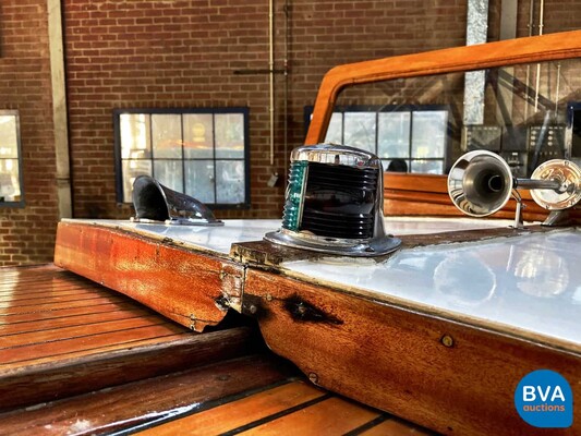 Notary boat / Autoboot Teakwood Vetus 1920.