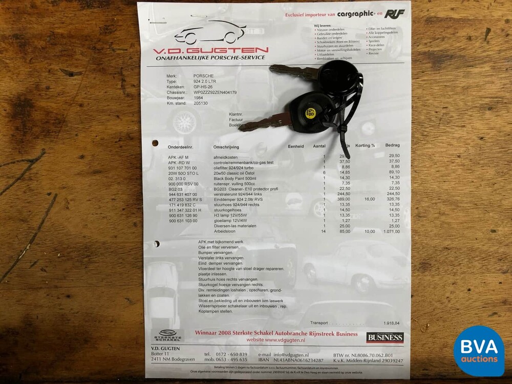 Porsche 924 Coupe 1984, GP-HS-26.