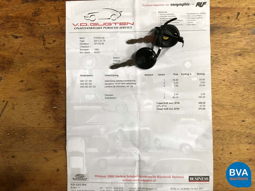 Porsche 924 Coupe 1984, GP-HS-26.