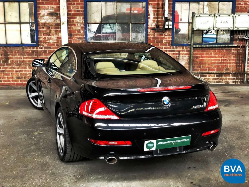 BMW 650i Coupé 4.8 V8 367 PS E63 2009 HUD Nightvision 2009.