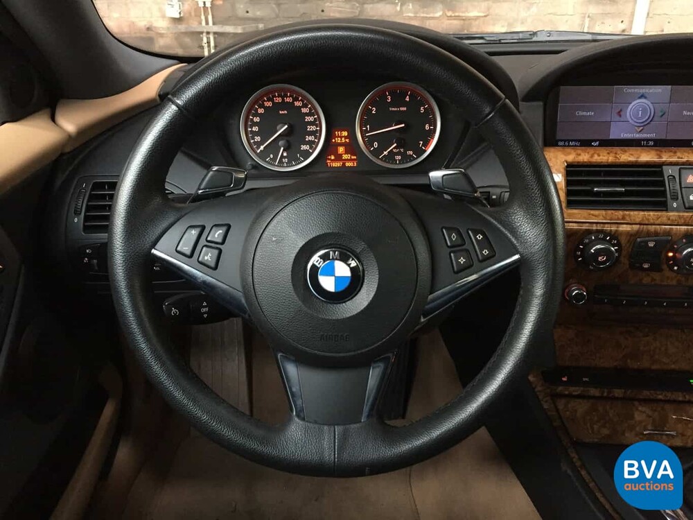 BMW 650i Coupé 4.8 V8 367 PS E63 2009 HUD Nightvision 2009.