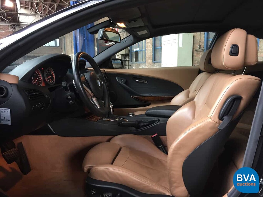 BMW 650i Coupé 4.8 V8 367 PS E63 2009 HUD Nightvision 2009.