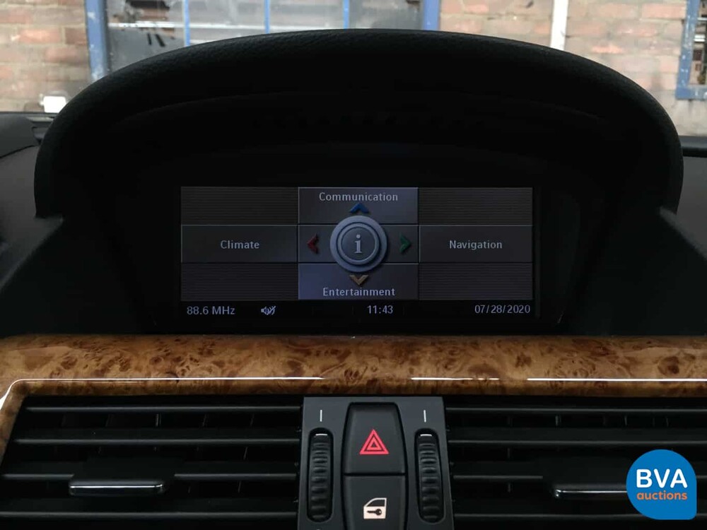 BMW 650i Coupé 4.8 V8 367 PS E63 2009 HUD Nightvision 2009.