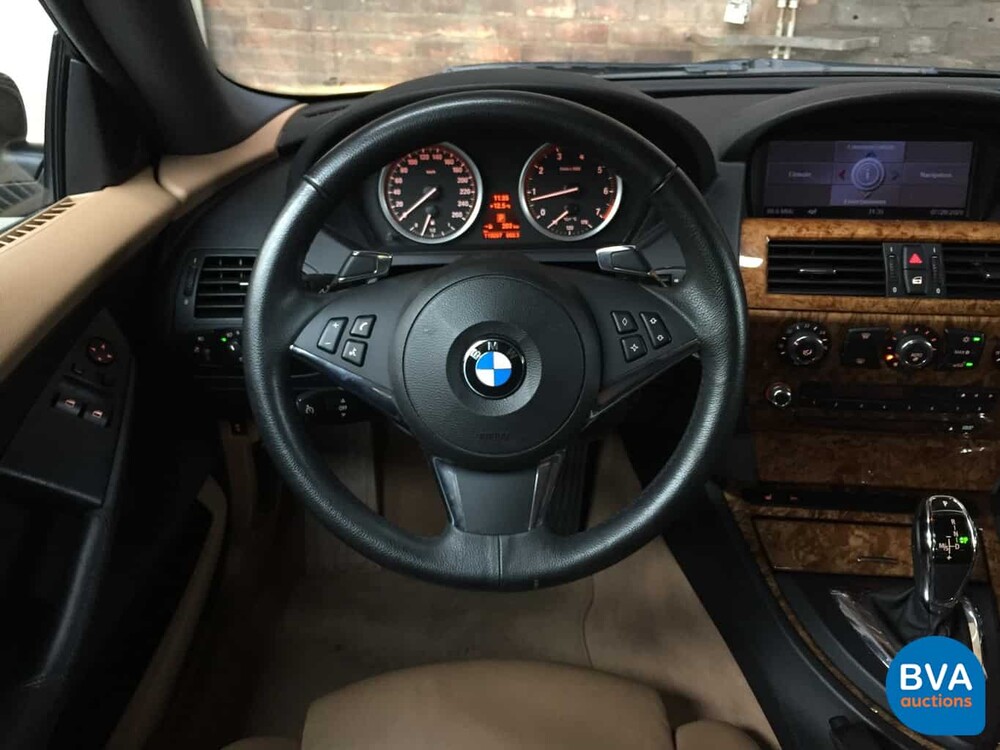 BMW 650i Coupé 4.8 V8 367 PS E63 2009 HUD Nightvision 2009.