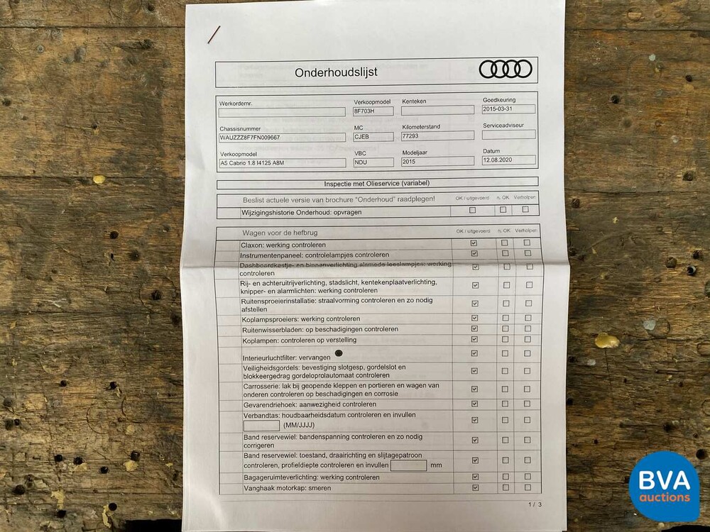 Audi A5 Cabriolet S-Line 1.8 TFSI Sport Ed. 170 PS Facelift 2015, 8-ZTS-74.