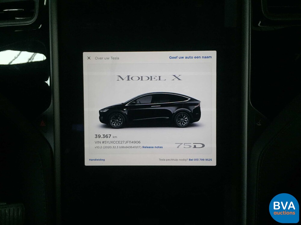 Tesla Model X 75D Base 333pk 7-persoons 2018 -GARANTIE-, TP-466-Z