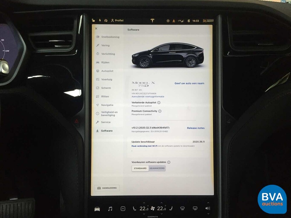 Tesla Model X 75D Base 333pk 7-persoons 2018 -GARANTIE-, TP-466-Z
