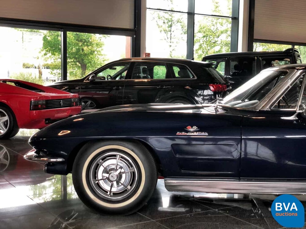 Chevrolet Corvette Stingray geteiltes Fenster C2 5.4 V8 360 PS 1963.