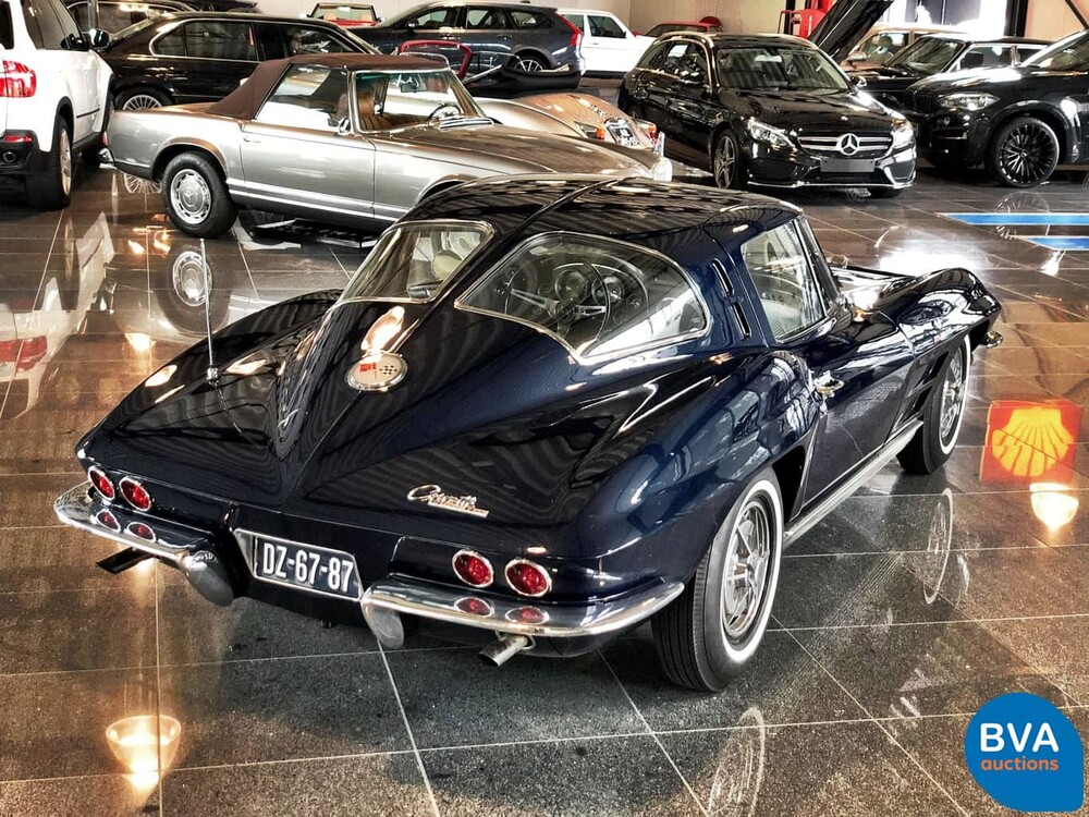 Chevrolet Corvette Stingray geteiltes Fenster C2 5.4 V8 360 PS 1963.